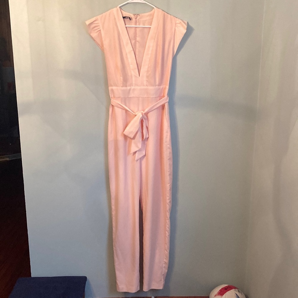 Bebe pink jumpsuit - Picture 2 of 8